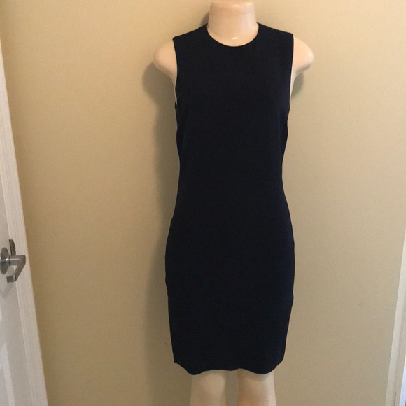 Navy blue sheath dress - Picture 1 of 2
